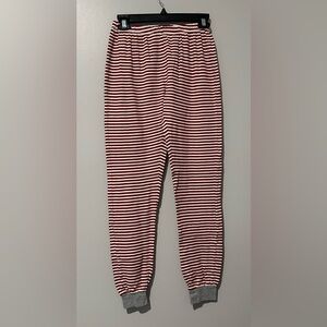 Burt’s Bees Baby Red Striped Fam Jam Organic Cotton Matching Family Pajamas XS